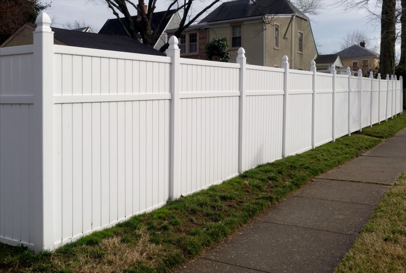 Vinyl Fence with Decorative Elements